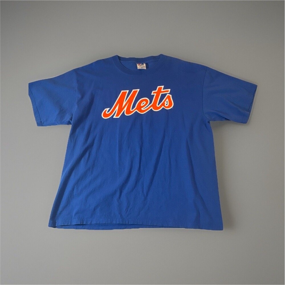 Majestic New York Mets Tom Seaver 2X Blue Orange Baseball Shirt
